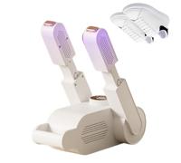 YANGUN Asciuga scarpe elettrico, asciuga stivali, asciuga scarpe con funzione timer da 120 minuti, antibatterico, design pieghevole, asciugatura rapida per guanti, calze, stivali da sci, cappelli