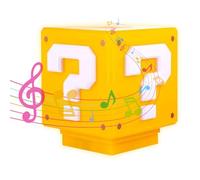 YANGUN Lcona 3D Light Night Lights, Punto interrogativo a LED, Lampada Cubo Icona 3D, Lcona 3D Light Night Lights, colonna sonora quadrata, in mattoni, con USB, ricaricabile