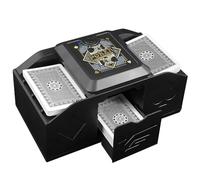 YANGUN Mixer per carte elettrico, 2 mazzi automatico, con funzione timer a induzione, USB-C/elettrico, miscelatore per carte di poker, ONU, Texas Hold'em, Blackjack
