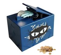 YANGUN Salvadanaio elettronico, moneta automatica rubare moneta salvadanaio, sparbox bambini, salvadanaio automatico con suono, regalo di Natale di Pasqua per ragazzi e ragazze