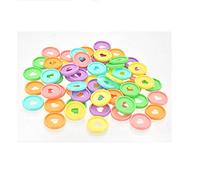 YANGWEN 90 Dischi da Rilegatura nel Plastica, Dischi di Plastica Multicolore Dischi ad Anello Vincolante Dischi per Aggiungere Pagine Extra, Note o Opere d'Arte,24MM