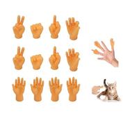 YANGWEN Mini Mani, 12 Pezzi Tiny Hands, Piccole Mani Manine Marionette da Dito,Adatto per Spettacoli di Magia, Feste di Gioco, Feste per Animali Domestici