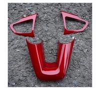yangwu99 Adatto for Ford Focus 4 MK4 2014-2018, accessori for auto, decorazione for volante, paillettes, adesivi(Lacquer Red)