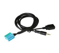 yangwu99 Adatto for Lettore CD Fiat Bravo Cavo Adattatore Audio USB AUX da 3,5 mm Cavo Adattatore for autoradio Cavo di Ingresso Cavo Audio Lunghezza 1,5 m