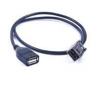 yangwu99 Adatto for Mitsubishi Outlander ASX dal 2009 in Poi Cavo Adattatore USB AUX for Auto, interfaccia Audio multimediale e Musicale