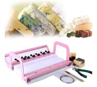 YANGYMM Affettatrice per sapone a pressione, con dimensioni di taglio da 6,3/3,5 cm, regolabile, macchina per tagliare sapone fatto in casa, per tagliare sapone e candele