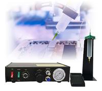 YANGYMM Erogatore Automatico di Colla Peristaltica, Controller di Erogazione, Macchina Erogatrice Colla Semiautomatica/Manuale, con Funzione di Temporizzazione Automatica, per Applicazioni Precisione