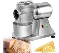 YANGYMM Grattugia per Formaggio Commerciale, Grattugia Elettrica per Formaggio, Grattugia Elettrica Rotante da 550 W con Contenitore, per Formaggio, Burro, Briciole di Pane