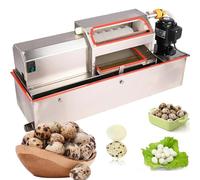 YANGYMM Macchina Elettrica per Sbucciare Le Uova di Quaglia - 25 W Sbucciatrice per Uova di Quaglia Commerciale da 70 kg/H con Circolazione dell'Acqua, per Una Lavorazione Rapida