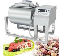 YANGYMM Macchina per Marinatura a Tamburo per Carne, 18L 30W Macchina per Marinatura a Tamburo Sottovuoto per Carne Secca, Salsiccia, Pancetta e Verdure Rotazione Bidirezionale, 3 velocità