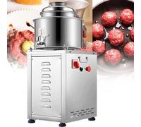 YANGYMM Macchina per Polpette Commerciale da 1,5 Kw, Macchina per Produzione di Purea Carne, Coltello Tridimensionale a Quattro Lame, con Diametro Interno del Cilindro di 200 Mm, per Carne