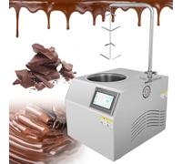 YANGYMM Macchina Temperatrice per Cioccolato da Banco da 7 Litri, Fontana di Cioccolato, Ricoprente di Cioccolato alla Fragola, Scioglitore di Cioccolato, per Sciogliere e Riscaldare