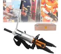 YANGYMM Pinza Divaricatrice Idraulica Integrata, Forza di Taglio 18T, Forza di Espansione 5,5T, Rotazione a 360°, Espansore Idraulico Portatile, Utensile da Taglio e Espansione,Woodenbox