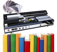YANGYMM Rilegatrice Automatica Wireless con Colla a Caldo, Rilegatrice per Documenti di Formato A4 da 40 Mm, Efficienza: 220 Libri/Ora, Funzione Senza Fresatura, Raggio del Dorso Regolabile