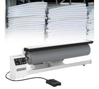YANGYMM Rotativo Ferro Vapore Rullo Stiratura Pressa a Rulli, Ferro da Stiro Vapore per Impieghi Gravosi da 2950 W, Impostazioni Temperatura Tramite Pedale, per Biancheria Letto Lenzuola D'Albergo