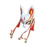YangYong Little Bunny Kitsune - Maschera tradizionale giapponese, per cosplay, coniglio, volpe, kabuki, accessorio per costume da kimono, decorazione per la stanza