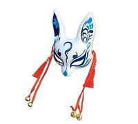 YangYong Little Bunny Kitsune - Maschera tradizionale giapponese, per cosplay, coniglio, volpe, kabuki, accessorio per costume da kimono, decorazione per la stanza