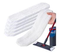 YANGYUQI 6 pezzi di ricambio per lavapavimenti Vileda H2Pro, rivestimento in microfibra, compatibile con Vileda H2Pro & O-Cedar, lavabile in lavatrice, pastiglie di ricambio per tutti i pavimenti duri