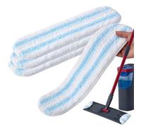 YANGYUQI Rivestimento di ricambio in microfibra per lavavetri Vileda H2Pro, lavabile e riutilizzabile, rimuove lo sporco più ostinato, panno per tutti i pavimenti duri, confezione da 4 (set multiuso