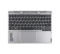 YANHAO for Lenovo MIIX 320-10ICR / MIIX325 2-in-1Nuova Tastiera Dock MIIX325 Tastiera Tablet Argento Nero [Facile da installare] (Color : Silver)