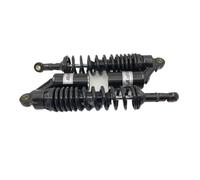 YANHAO Molla Universale Moto Ammortizzatore, Ammortizzatore Posteriore Universale for Moto da 380 mm/400 mm, Adatto for Scooter, Kart, Quad XL125.(400mm Black)