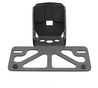 YANHAO Portatarga Moto per Targhe,Universale Moto Fender Eliminator Fit Uso per Kawasaki Z650 Polvere Nera Verniciata Portatarga Porta Accessori