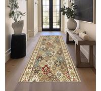 YANHONG Tappeti Runner Lungo 105 x 220 cm Antiscivolo, Lavabile, Ignifugo e Antigraffio Tappeto Corridoio Antiscivolo Si Pulisce con Straccio per Ufficio Entrata Cucina da Ingresso, 5