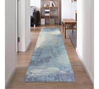 YANHONG Tappeti Runner Lungo 55 x 320 cm Antiscivolo, Impermeabile e Assorbente Tappeto Runner Ingresso Interno Facile da Pulire, Superficie Morbida per Corridoio Moderno, Cameretta, E