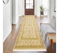 YANHONG Tappeto Cucina Stuoia 60 x 310 cm Resistente all'olio Durevole Passatoia Cucina con Bordi Rinforzati per Soggiorno Camera da Letto Cucina Bagno, Giallo