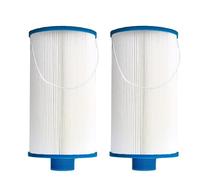 YANHUA Filtro spa di ricambio per Watkins 303279, Filbur FC-2402, PLEATCO PFF42TC-P4, filtri AquaTerra per vasca idromassaggio, filettatura fine MPT da 1 1/2", facile da pulire (2, biue)
