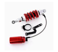 YaniJydQ Ammortizzatore A Molla Ammortizzatore Ad Aria Centrale per Sospensione Posteriore Moto da 285 Mm per MSX125 CBF190R/X YZF-R25 R3 MT03 G310R GS RC390(Rosso)