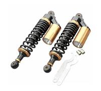 YaniJydQ Ammortizzatore A Molla Ammortizzatore Ad Aria Posteriore da 320 Mm, 340 Mm, 375 Mm E 400 Mm per Scooter, Go-Kart, Ciclomotori, Quad, ATV, Moto da Cross, 150 Cc-750 CC(Gold Black,320mm)