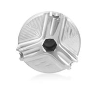 YaniJydQ Tappo Riempimento Dell'olio Motore per CLX700 700CLX CL-X700 700 CLX 2023 2024 2025 M20*2.5 Moto CNC Motore Moto Tappo Serbatoio Carburante Coppa Olio Copertura(d'Argento)