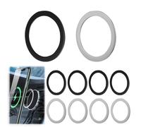 YANINEE 10 anelli in metallo ultra sottili in 2 colori per Magsafe Ring Sticker Magnet, anello magnetico per cellulare