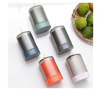 YANIR-137 Porta stuzzicadenti, 1 pezzo, scatola porta stuzzicadenti automatico pop-up per uso domestico, contenitore portatile per soggiorno, dispenser porta stuzzicadenti (grigio)
