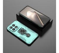 YANJIEER Cover Magnetica per Motorola Edge 50 Fusion 5G con Anello 360° e Kickstand, Protezione Antiurto di Grado Militare Armor Compatibile con Supporto Auto Magnetico Verde