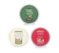 Yankee Candle 3 Pack Holiday Collection Easy MeltCup 62,4 g - Balsamo e Cedro, Cannella Spumante, Biscotto di Natale