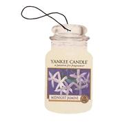Yankee Candle Auto Stick Profumo Auto con Fragranza Gelsomino di Mezzanotte, Plastica, Giallo, 7.8 x 19.7 x 1.0 cm