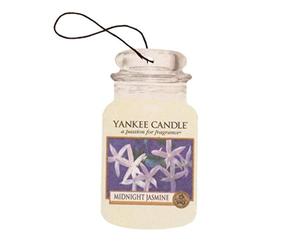 Yankee Candle Auto Stick Profumo Auto con Fragranza Gelsomino di Mezzanotte, Plastica, Giallo, 7.8 x 19.7 x 1.0 cm
