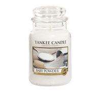 Yankee Candle Classic Medium Jar Candles Candela profumata 411 g variante Baby Powder