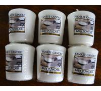 Yankee Candle BABY POWDER, VOTIVS, 6 pezzi rari