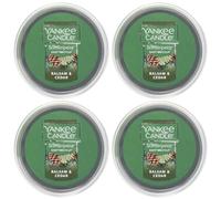 Yankee Candle Balsam & Cedar Scenterpiece Easy MeltCup 62,4 g, confezione da 4