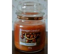 Yankee Candle barattolo medio, GOLDEN CASTNUT, 411 g, raro