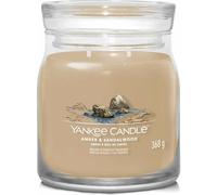 Yankee Candle Amber & Sandalwood candela profumata 368 g