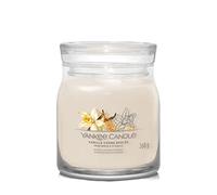 YANKEE CANDLE CANDELA GIARA MEDIA SIGNATURE VANILLA CRÈME BRÛLÉE