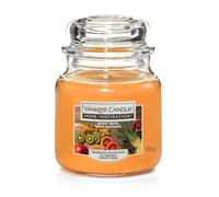 YANKEE CANDLE Candela Jar Medium 340gr Exotic Fruits da 40 A 60 Ore