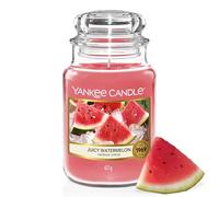 Yankee Candle Candela profumata | Candela in giara grande della Anguria Succosa | Candele a lunga combustione: fino a 150 ore | Regali perfetti per le donne