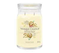 Yankee Candle Candela profumata Praline & Birch 567 g variante Banoffee Waffle