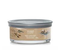 Yankee Candle - Candela Tumbler a 5 Stoppini Signature Amber & Sandalwood Candele 340 g unisex