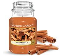 Yankee Candle Candela profumata in giara grande Bastoncino di cannella Durata